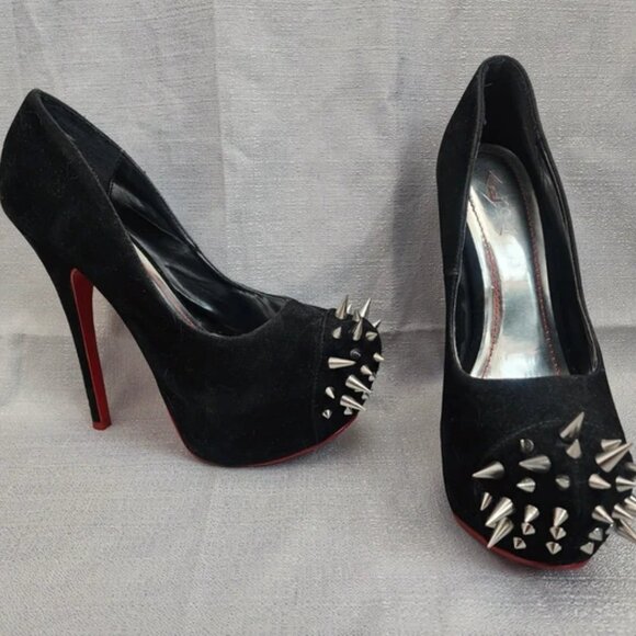 Alba spiked toe platform shoes - Picture 1 of 2
